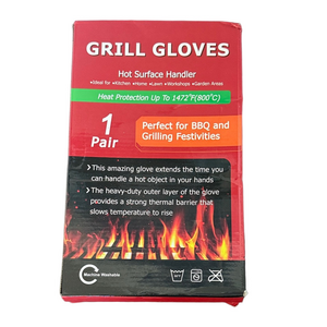NWT Grill Gloves - Red Hot Surface Handler